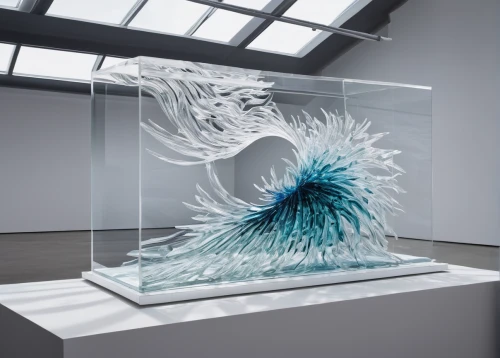 siamese fighting fish,chrysanthemum exhibition,sea anemone,acquarium,japanese wave paper,fighting fish,glass painting,aquarium decor,portuguese man o' war,do not use a brush on this glass,glass vase,water flower,aquariums,water display,blue chrysanthemum,plastic arts,kinetic art,betta splendens,glasswares,lion fish,Photography,Documentary Photography,Documentary Photography 19