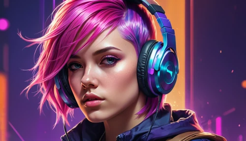 portrait background,music background,headset profile,cyberpunk,phone icon,mobile video game vector background,twitch icon,pink vector,edit icon,cg artwork,world digital painting,headset,vector girl,nora,custom portrait,art background,game illustration,vector art,purple wallpaper,operator,Photography,General,Commercial