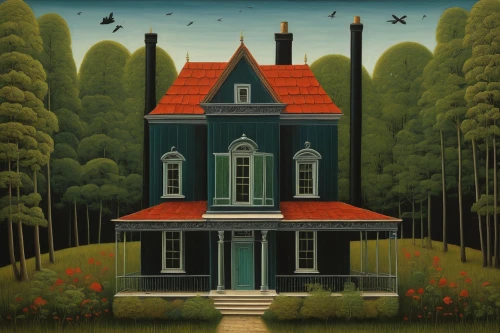 house in the forest,house painting,cottage,little house,home landscape,summer cottage,houses clipart,lonely house,woman house,villa,bird house,country house,house with caryatids,small house,doll's house,house silhouette,farm house,summer house,witch's house,farmhouse,Art,Artistic Painting,Artistic Painting 02