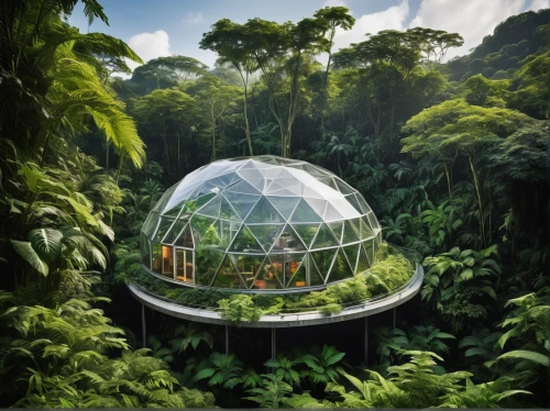greenhouse cover,terrarium,greenhouse effect,flower dome,greenhouse,palm house,musical dome,tropical house,bee-dome,roof domes,eco hotel,biome,will free enclosure,futuristic landscape,eco-construction,exotic plants,the palm house,conservatory,rain forest,rainforest,Photography,Black and white photography,Black and White Photography 01