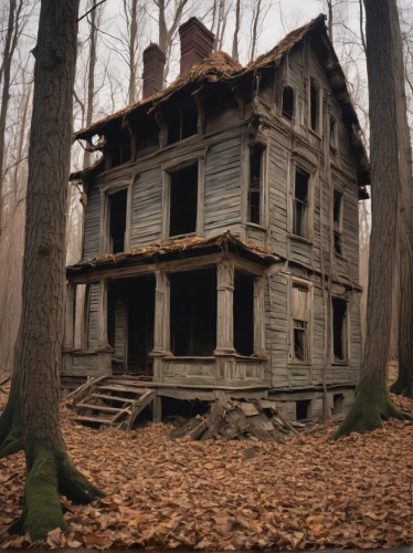 abandoned house,witch house,creepy house,witch's house,the haunted house,abandoned place,dilapidated,haunted house,syringe house,abandoned places,old house,house in the forest,abandoned building,log home,luxury decay,lost places,old home,ghost castle,abandoned,derelict,Photography,Black and white photography,Black and White Photography 12