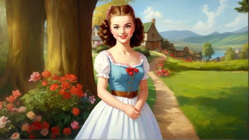 princess anna,game illustration,fairy tale character,girl in the garden,cinderella,girl picking flowers,landscape background,world digital painting,portrait background,country dress,princess sofia,android game,springtime background,maureen o'hara - female,bodice,girl in flowers,jane austen,free land-rose,clove garden,flower painting