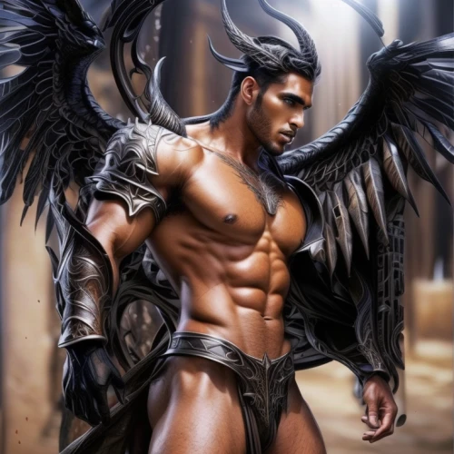 black angel,the archangel,dark angel,archangel,daemon,business angel,black warrior,uriel,fantasy art,fallen angel,lucifer,angel of death,greek god,fantasy warrior,perseus,cupido (butterfly),winged,gryphon,ganymede,griffin