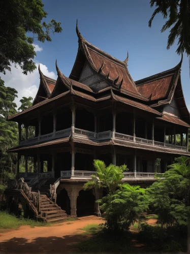 asian architecture,traditional house,wooden house,traditional building,the golden pavilion,grand master's palace,old colonial house,golden pavilion,pagoda,timber house,wooden roof,japanese architecture,stilt house,changgyeonggung palace,house in the forest,ancient house,siem reap,rumah gadang,malayan,cambodia,Photography,Documentary Photography,Documentary Photography 36
