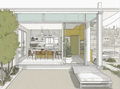 smart house,an apartment,house drawing,core renovation,mid century house,archidaily,floorplan home,smart home,shared apartment,penthouse apartment,cubic house,roof terrace,architect plan,apartment house,sky apartment,renovate,garden elevation,apartment,paris balcony,houses clipart,Illustration,Vector,Vector 10