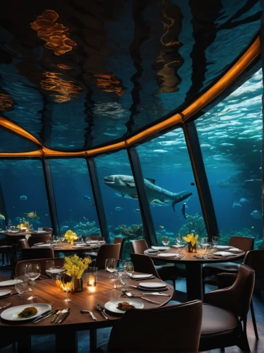 fine dining restaurant,floating restaurant,aquarium decor,ocean underwater,burj al arab,underwater world,aquarium lighting,aquariums,marine tank,new york restaurant,sea life underwater,largest hotel in dubai,house of the sea,marina bay sands,underwater background,underwater landscape,restaurant bern,under the sea,jumeirah,aquarium,Art,Artistic Painting,Artistic Painting 35