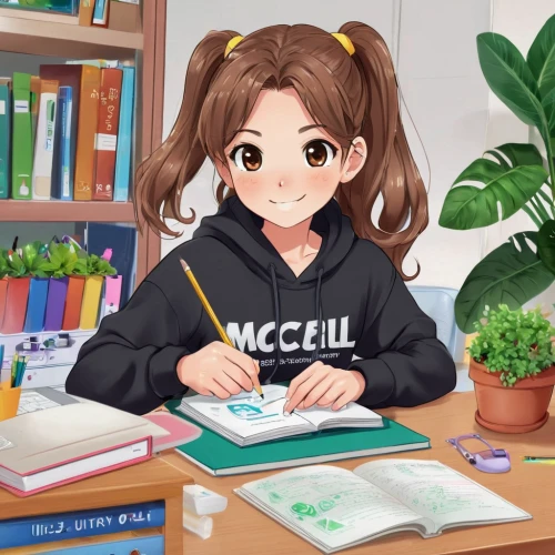 girl studying,study,student,study room,tsumugi kotobuki k-on,to study,academic,girl drawing,illustrator,tutor,tutoring,honmei choco,anime cartoon,college student,author,writing-book,classroom,studying,classroom training,write,Illustration,Japanese style,Japanese Style 01