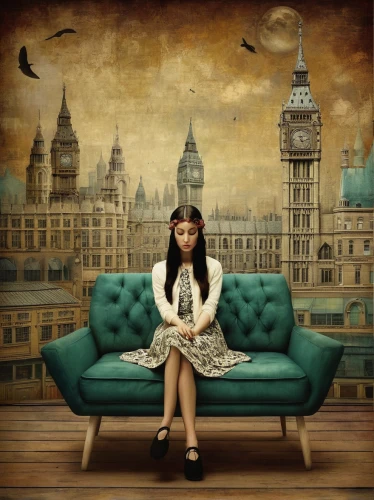 girl sitting,girl in a long,girl in a historic way,antique background,woman sitting,portrait background,gothic portrait,photo manipulation,image manipulation,vintage girl,girl with speech bubble,relaxed young girl,girl with bread-and-butter,photomanipulation,photographic background,sit and wait,woman thinking,monarch online london,conceptual photography,vintage background,Illustration,Realistic Fantasy,Realistic Fantasy 35