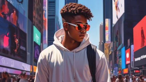 novelist,pedestrian,world digital painting,time square,3d man,city youth,harlem,vector art,music background,abel,a pedestrian,persona,vector illustration,moc chau hill,vector graphic,cinema 4d,ny,cg artwork,youtube icon,times square,Conceptual Art,Fantasy,Fantasy 03