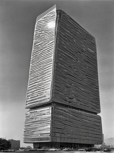 monolith,cooling tower,anechoic,steel tower,tower of babel,metal cladding,the ark,corrugated cardboard,russian pyramid,pc tower,corrugated sheet,soumaya museum,metal pile,monument protection,hindenburg,impact tower,silo,nuclear reactor,brutalist architecture,strange structure,Photography,Black and white photography,Black and White Photography 10