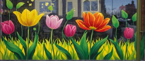 two tulips,tulips,tulip festival,flower painting,tulip background,tulip flowers,wild tulips,tulips field,yellow tulips,tulip festival ottawa,tulipa,orange tulips,tulipa tarda,tulpenbüten,tulip field,glass painting,tulip blossom,tulip,red tulips,springtime background,Illustration,Children,Children 01