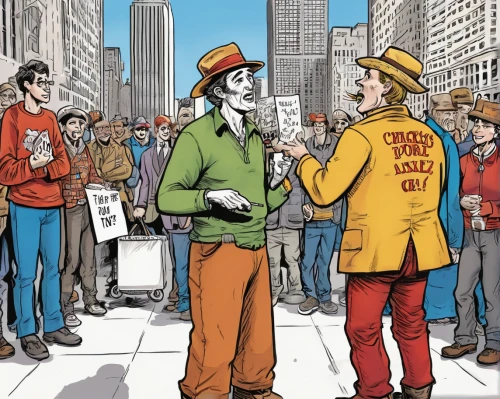 white-collar worker,guy fawkes,fridays for future,comic book bubble,cartoon people,protesters,market introduction,advertising campaigns,protest,comic books,protesting,principal market,corporations,crowdfunding,comics,retro cartoon people,outsourcing,labour market,cartoonist,people talking,Illustration,American Style,American Style 13