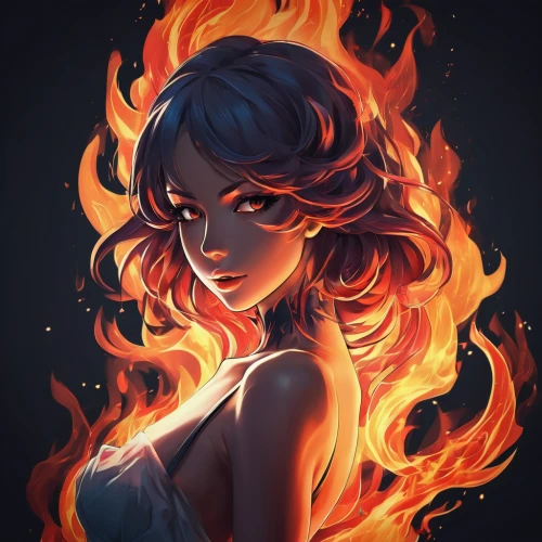 burning hair,fire siren,fire angel,fiery,fire background,fire lily,flame spirit,flame of fire,fire eyes,fire artist,afire,fire-eater,fire pearl,fire dancer,wildfire,fire heart,dancing flames,embers,fire and water,fire devil