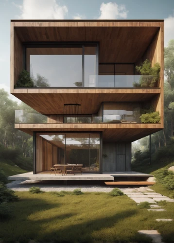 dunes house,cubic house,modern house,modern architecture,3d rendering,timber house,cube house,render,frame house,corten steel,mid century house,eco-construction,cube stilt houses,wooden house,archidaily,smart house,contemporary,house drawing,danish house,residential house,Illustration,Realistic Fantasy,Realistic Fantasy 28
