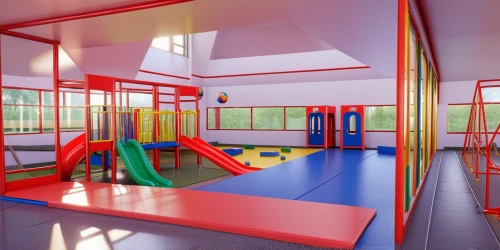 gymnastics room,indoor games and sports,children's interior,play area,3d rendering,leisure facility,kids room,school design,trampolining--equipment and supplies,play tower,gymnastic rings,children's room,outdoor play equipment,bouncing castle,playing room,fitness center,search interior solutions,play yard,playset,fitness room,Photography,General,Realistic