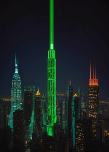 patrol,1 wtc,1wtc,electric tower,wtc,green light,green aurora,tribute in lights,tribute in light,green electricity,green energy,laser beam,empire state building,new york skyline,st patrick's day,burj,st patricks day,greed,laser light,new york,Photography,Artistic Photography,Artistic Photography 09