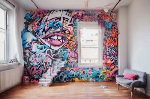 wall paint,graffiti art,painted wall,wall art,wall decoration,graffiti splatter,creative office,room divider,wall painting,great room,the little girl's room,interior design,color wall,graffiti,modern decor,wall decor,meticulous painting,flower wall en,interior decoration,wall sticker,Illustration,Abstract Fantasy,Abstract Fantasy 11