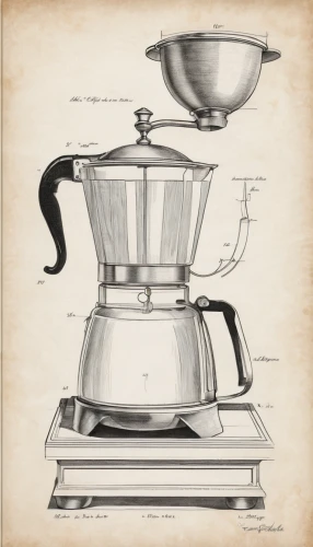 coffee tea illustration,moka pot,drip coffee maker,coffee pot,coffeemaker,coffee maker,coffee percolator,coffee tea drawing,chemex,drip coffee,stovetop kettle,samovar,hand drip coffee,espresso machine,single-origin coffee,french press,coffee grinder,espressino,vintage drawing,vacuum coffee maker,Art,Classical Oil Painting,Classical Oil Painting 02