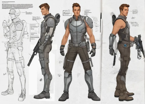 grey fox,male character,heavy armour,star-lord peter jason quill,mercenary,concept art,male poses for drawing,costume design,gunsmith,ballistic vest,shepard,insurgent,steve rogers,main character,south american gray fox,limb males,police uniforms,sci fiction illustration,biomechanical,cybernetics,Unique,Design,Character Design