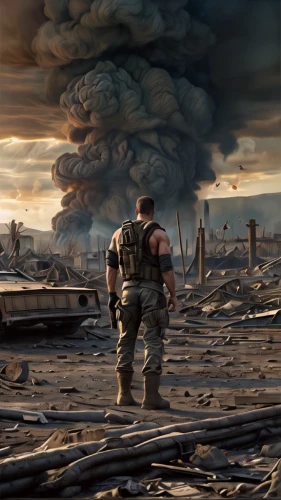 lost in war,post-apocalyptic landscape,apocalyptic,apocalypse,post apocalyptic,background image,war correspondent,post-apocalypse,wasteland,fire background,fury,world war,second world war,scorched earth,war zone,battlefield,fallout4,explosions,war,theater of war