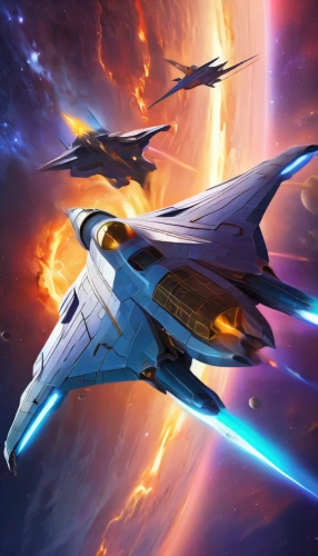 delta-wing,x-wing,cg artwork,fast space cruiser,carrack,star ship,starship,space ships,battlecruiser,victory ship,afterburner,spaceplane,air combat,ship releases,supersonic fighter,vulcania,tie-fighter,hongdu jl-8,fighter aircraft,millenium falcon