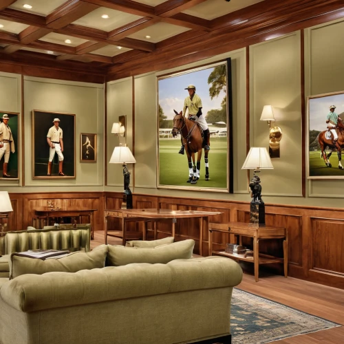 billiard room,recreation room,luxury home interior,country club,grand national golf course,wade rooms,china cabinet,equestrian sport,clubhouse,gleneagles hotel,horse racing,doral golf resort,hotel lobby,art gallery,family room,kennel club,the old course,great room,orsay,interior decor,Photography,General,Realistic