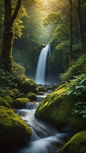 green waterfall,mountain stream,japan landscape,forest landscape,mountain spring,a small waterfall,flowing water,flowing creek,green forest,wasserfall,aaa,fairytale forest,beautiful japan,cascading,germany forest,waterfalls,natural scenery,clear stream,waterfall,streams,Photography,General,Fantasy