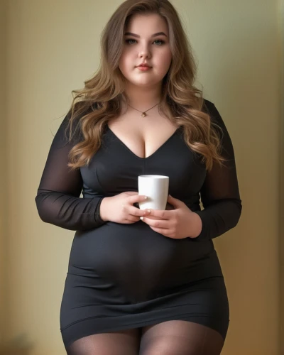 woman drinking coffee,plus-size model,barista,cappuccino,holding cup,espresso,plus-size,cup of coffee,a cup of coffee,gordita,cups of coffee,masala chai,chai,mug,mocha,coffee with milk,cup,plus-sized,tea,coffee cup,Photography,General,Realistic