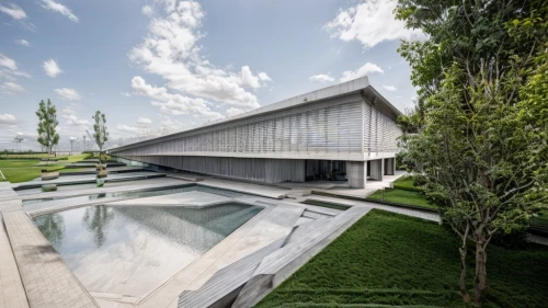 archidaily,chinese architecture,asian architecture,roof landscape,dunes house,residential house,exposed concrete,modern architecture,grass roof,suzhou,japanese architecture,glass facade,modern house,cubic house,residential,cube house,folding roof,arq,aqua studio,cooling house,Architecture,Small Public Buildings,Modern,Organic Modernism 1