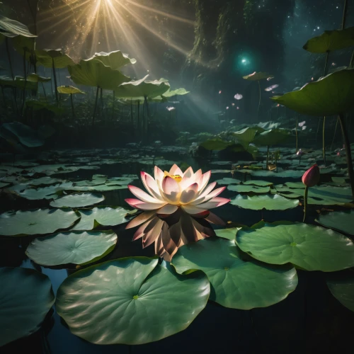 lotus on pond,giant water lily,water lotus,water lily,flower of water-lily,waterlily,large water lily,water lily flower,lotuses,lotus flowers,lotus pond,water lilies,water lilly,pond flower,sacred lotus,white water lily,lotus flower,lotus blossom,pond lily,white water lilies,Photography,General,Fantasy