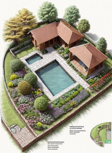 landscape plan,garden elevation,landscape designers sydney,landscape design sydney,garden design sydney,pool house,garden buildings,landscaping,house drawing,garden pond,3d rendering,floorplan home,house floorplan,houses clipart,architect plan,grass roof,private estate,home landscape,moated,floor plan