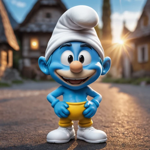 smurf figure,smurf,cute cartoon character,popeye village,disney character,geppetto,pinocchio,jiminy cricket,popeye,cinema 4d,pubg mascot,cartoon character,doraemon,scandia gnome,3d render,aladin,3d rendered,johnny jump up,aladha,knuffig,Photography,General,Realistic