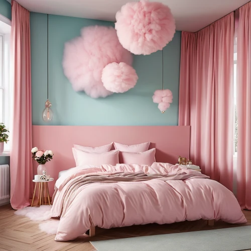 cotton candy,canopy bed,flower wall en,pastels,bedroom,soft pastel,the little girl's room,baby pink,pastel colors,baby room,pink floral background,pink balloons,sleeping room,kids room,valentine's day décor,children's bedroom,natural pink,rose pink colors,pink background,color pink white,Photography,General,Realistic