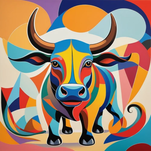 oxen,watusi cow,tribal bull,cow icon,zebu,horns cow,taurus,bovine,horoscope taurus,bull,gnu,cowfish,alpine cow,cow,dairy cow,cool pop art,ox,buffaloes,cape buffalo,southern square-lipped rhinoceros