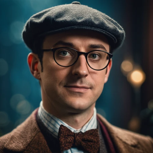 librarian,flat cap,silver framed glasses,reading glasses,professor,man portraits,men hat,artist portrait,bowler hat,stovepipe hat,portrait background,men's hat,riddler,men's hats,fedora,sherlock holmes,portrait photography,portrait photographers,hat retro,spectacles,Photography,General,Cinematic