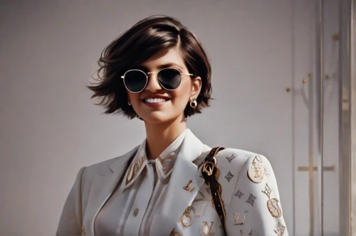 woman in menswear,menswear for women,lace round frames,sunglasses,aviator sunglass,businesswoman,business woman,vintage fashion,birce akalay,women fashion,feist,stylish,spy visual,sunglass,retro woman,ray-ban,retro women,asymmetric cut,smart look,sun glasses