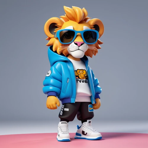 skeezy lion,pubg mascot,3d model,stylish boy,3d figure,3d render,cub,lion white,3d rendered,low-poly,tigerle,low poly,kyi-leo,leo,royal tiger,mascot,funko,3d teddy,young tiger,lion,Unique,3D,3D Character