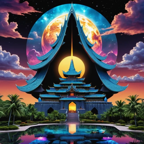 temples,temple fade,laser buddha mountain,ori-pei,pagoda,tropical house,asian architecture,asian vision,hall of supreme harmony,honolulu,thai temple,somtum,temple,big buddha,russian pyramid,buddhist temple,fantasy world,stargate,bird kingdom,polynesia,Photography,General,Realistic