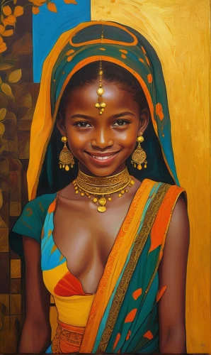 african woman,african art,indian art,indian woman,oil painting on canvas,radha,benin,african culture,oil painting,khokhloma painting,african american woman,nigeria woman,indian girl,indigenous painting,ancient egyptian girl,girl with cloth,oil on canvas,african,tamil culture,girl in cloth,Art,Classical Oil Painting,Classical Oil Painting 06