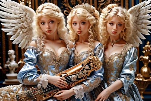 angels of the apocalypse,baroque angel,wood angels,angel trumpets,christmas angels,angels,angel's trumpets,doves of peace,music fantasy,vintage fairies,baroque,joint dolls,doves,the carnival of venice,vintage angel,miss circassian,angel and devil,angelology,porcelain dolls,versailles