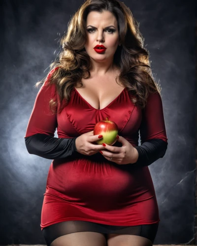 woman eating apple,plus-size model,red apple,plus-size,diet icon,woman holding pie,red apples,gordita,plus-sized,apple half,valentine day's pin up,scarlet witch,fruit-of-the-passion,queen of hearts,vampire woman,valentine pin up,sangria,maraschino,core the apple,honeycrisp,Photography,General,Realistic