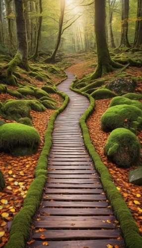 wooden path,forest path,the mystical path,aaa,germany forest,pathway,the path,forest floor,hiking path,tree lined path,fairytale forest,winding steps,the way of nature,autumn forest,tree top path,path,wooden bridge,wooden track,green forest,enchanted forest,Photography,General,Realistic