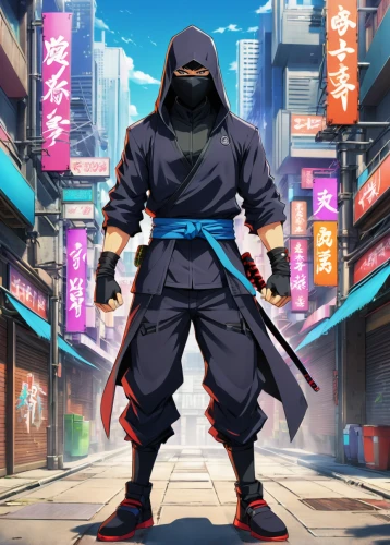 cartoon ninja,shinobi,kenjutsu,samurai,samurai fighter,ninja,ninjas,kakashi hatake,martial arts uniform,swordsman,iaijutsu,sōjutsu,kendo,samurai sword,sensei,eskrima,katana,ninjutsu,battōjutsu,assassin,Illustration,Japanese style,Japanese Style 03