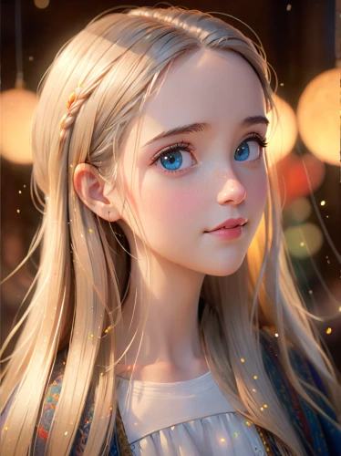 elsa,rapunzel,fantasy portrait,fairy tale character,girl portrait,aurora,cinderella,elf,little girl fairy,romantic portrait,elven,mystical portrait of a girl,alice,jessamine,hanbok,portrait background,winterblueher,luminous,eufiliya,digital painting,Anime,Anime,Cartoon