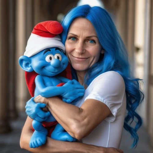 smurf figure,smurf,gnome,scandia gnome,rhonda rauzi,popeye village,gnomes,ventriloquist,popeye,blue heart balloons,doll paola reina,puppet,pinocchio,cuddly toys,cosplay image,scandia gnomes,stuff toy,soft toy,puppets,raggedy ann