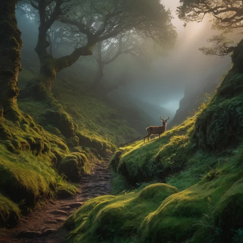 fairy forest,forest path,elven forest,fairytale forest,fantasy landscape,forest glade,hare trail,the mystical path,enchanted forest,forest of dreams,foggy forest,green forest,forest landscape,wander,faery,forest floor,germany forest,forest dragon,fantasy picture,ireland,Photography,General,Fantasy