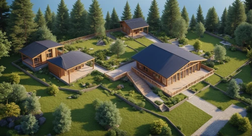 house in the forest,country estate,log home,mountain settlement,house in the mountains,alpine village,log cabin,3d rendering,wooden houses,farmstead,lodge,escher village,the cabin in the mountains,eco-construction,large home,wooden construction,luxury home,3d render,timber house,knight village,Photography,General,Realistic