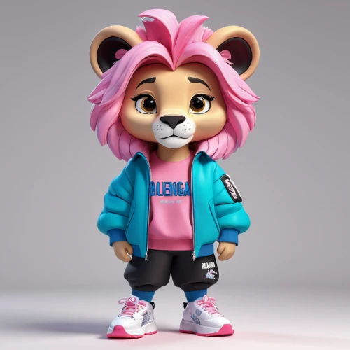 cub,skeezy lion,kyi-leo,pubg mascot,mascot,puma,cute cartoon character,tracksuit,rosa,hedgehog child,funko,the mascot,parka,female lion,3d teddy,furta,abel,eskimo,animal mammal,alpha era,Unique,3D,3D Character