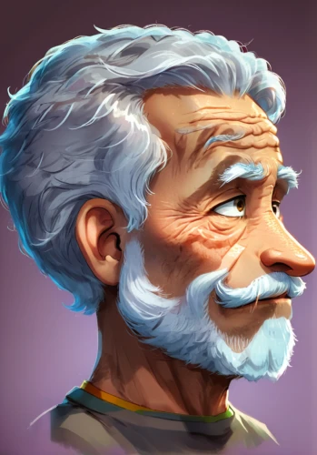 elderly man,old man,old person,elderly person,old human,pensioner,scandia gnome,old age,older person,grandpa,white beard,portrait background,digital painting,custom portrait,geppetto,the old man,grandfather,aging icon,george lucas,old woman,Illustration,Japanese style,Japanese Style 02