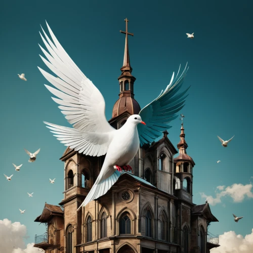 doves of peace,dove of peace,doves and pigeons,peace dove,pigeons and doves,holy spirit,church faith,white dove,doves,bird kingdom,photo manipulation,church religion,weathervane design,angelology,pigeon flying,image manipulation,uriel,holy spirit hospital,church painting,bird in the sky,Photography,Artistic Photography,Artistic Photography 05